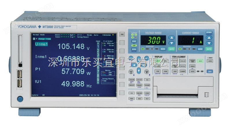 日本横河WT3000高精度功率分析仪