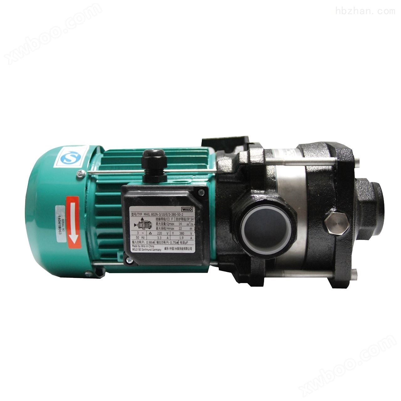 威乐给水泵MHIL802-3/10/E/1-220-50-2 变频增压泵