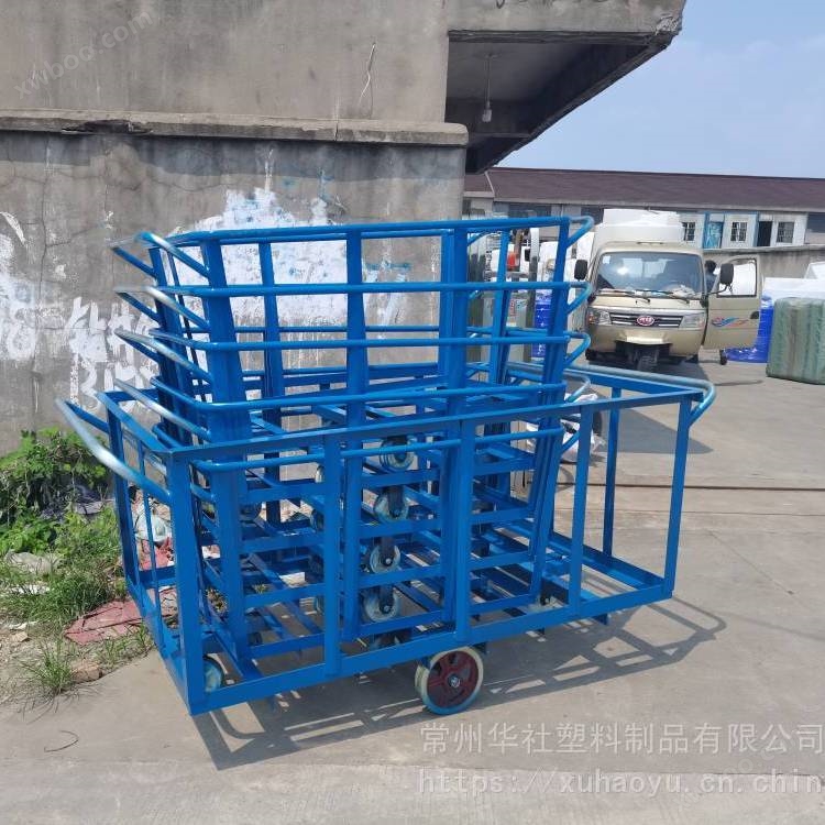 南通厂家批发印染推布车500升塑料方箱纺织布草车