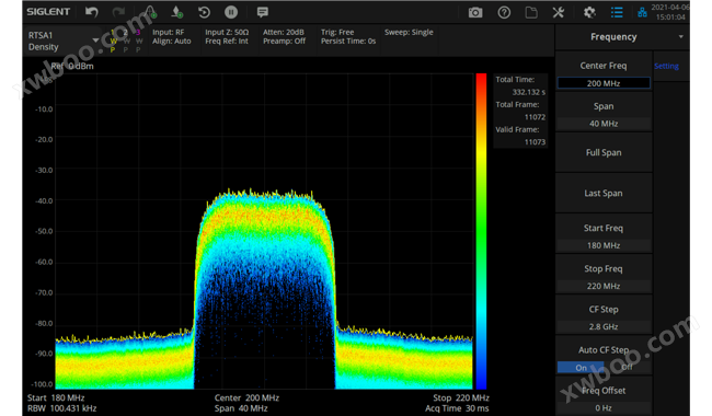频谱分析仪SSA5000A系列实时频谱分析功能宇捷弘业