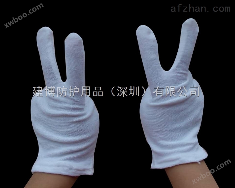 建博儿童舞蹈手套 弹性舒适实用纯棉白手套