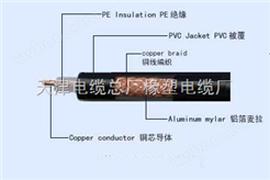 SYWV-75系列物理发泡聚氯乙烯绝缘聚氯乙烯护套同轴电缆
