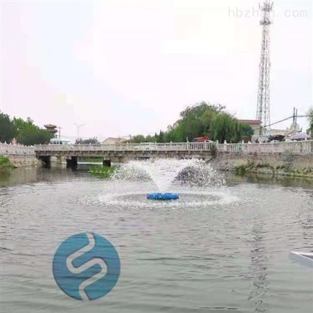 河道扬水式喷泉曝气 水下增氧设备适用范围